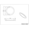 Trio Leuchten Ceiling Lamp, Metal, 15 W, Chrome, 26 x