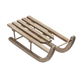 Hobbyfun Schlitten 18,5 x 8 x 7,5cm, Braun