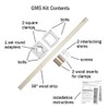 Safety Innovations No Hole Stairway Baby Gate Mounting Kit -