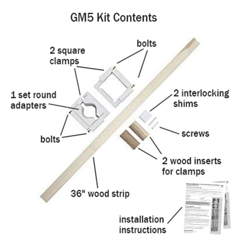 Safety Innovations No Hole Stairway Baby Gate Mounting Kit -