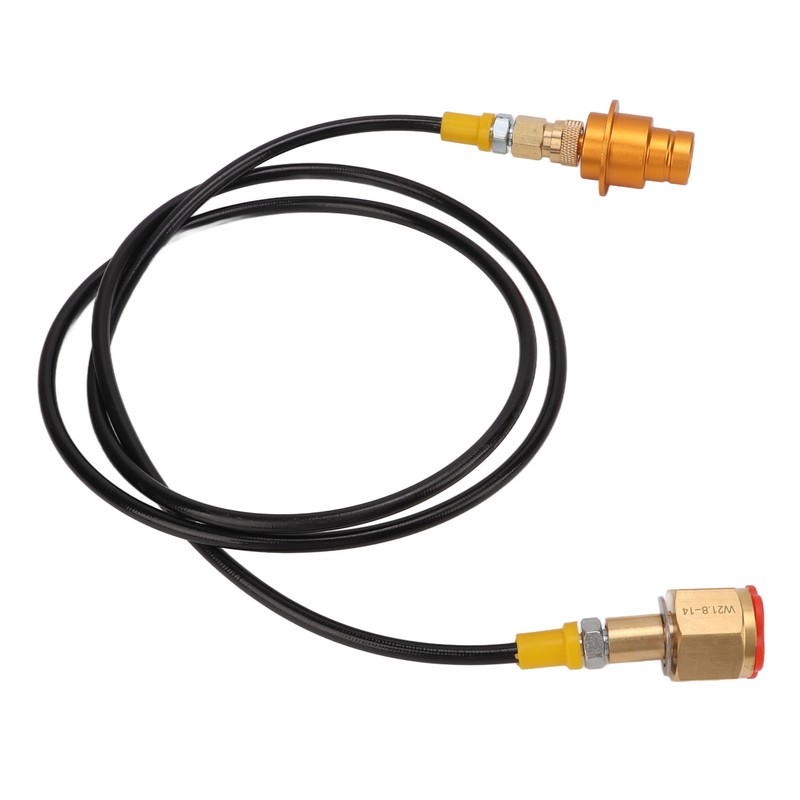 CO2 Tank Adapter Hose 60 Inch Brass ABS Soda Machine
