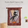 Laurraine 4pcs Natural Bamboo & Wood Tapestry Hanging Poles -