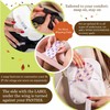 Washable Pantiliners Organic Cotton with Non-Slip Print; 7 Pack (M)