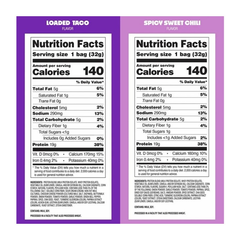 Quest Tortilla Protein Chips Variety 14ct - 19g Protein, Low