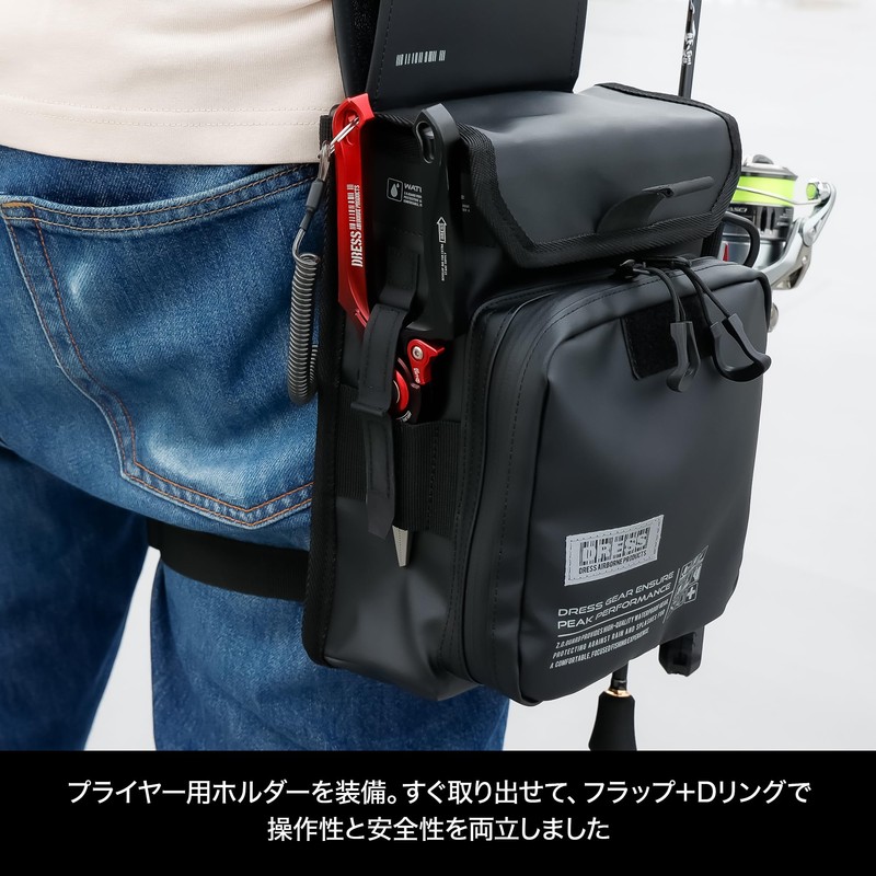 DRESS Tactical Shield Leg Bag Airbone Fishing Waterproof Bag Backpack