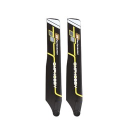 OMPHOBBY M1 EVO Parts Main Blade 125 Replacement Parts for OMPHOBBY M1 EVO RC Helicopters Rc Heli Accessories OSHM1209Y(Yellow)
