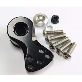 Aluminium SERVO Saver 21.5MM for 25T Spline Output Shaft Ajustable HI-Torque - 1PC Black Alloy for 25T SERVO