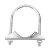 3 in 1 Antennae Mast Pole Mount Bracket, Stainless Steel,