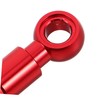 Kisangel 2pcs Hydraulic Quick Couplings Red Quick Connect Hose Fittings