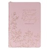 Christian Art Gifts Inspirational Zippered Journal, Strength & Dignity Wide