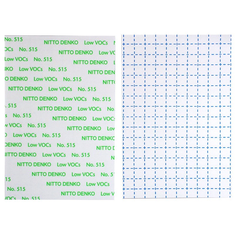 W KI VOC抑制タイプ両面接着シート 厚0.25X横100X縦150mm 2枚入
