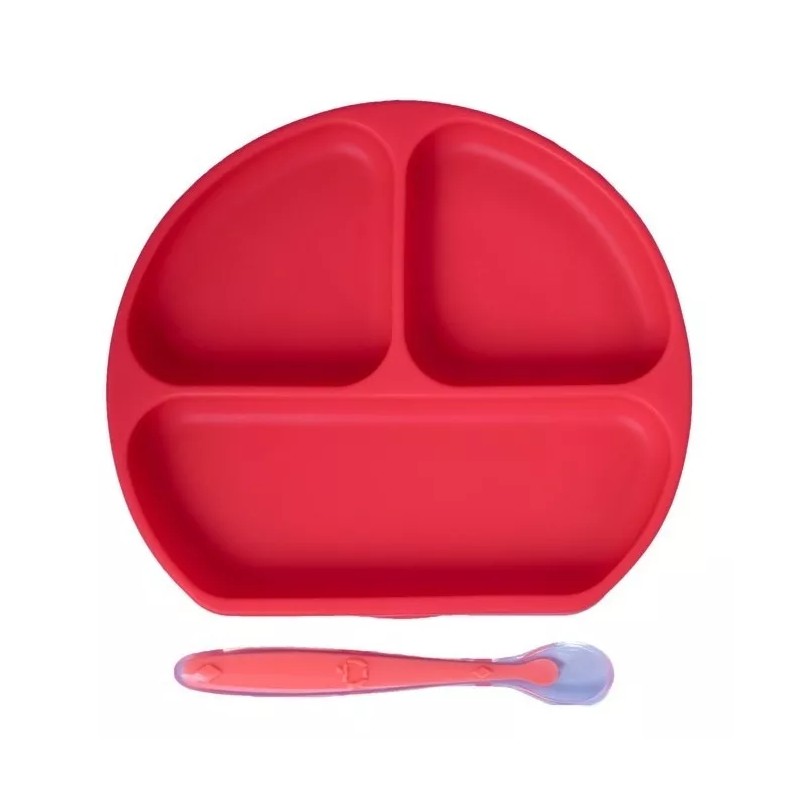 Papu Baby 2 Platos Con Divisiones Y 2 Cucharas De