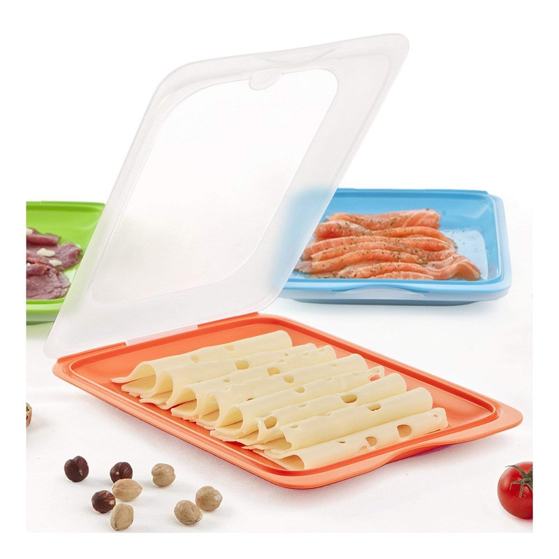 K&G High-Quality Set of 4 Stackable Storage Boxes for Sliced