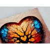 Natures Heart Blotter Art Psychedelic Art Gift Acid Art 100