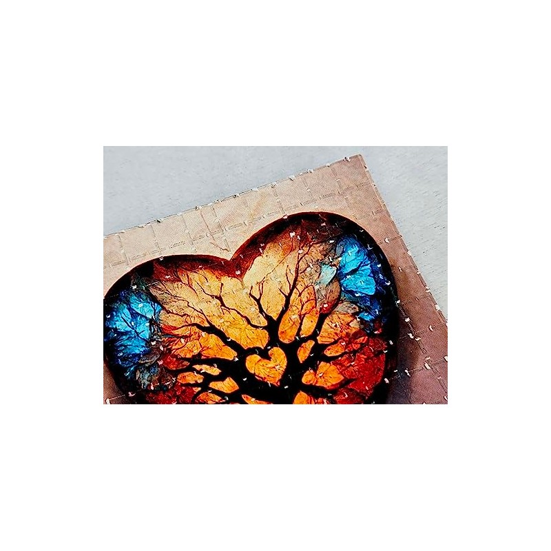 Natures Heart Blotter Art Psychedelic Art Gift Acid Art 100
