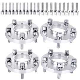OCPTY 4PCS 15MM 20mm 5x120 Wheel Spacers fit for E46 M3 E92 E90 12x1.5 5 Series 525i 535i 525xi 530i 540i M5 528e 535is 7 Series E23 E32 W38 730i 735il 750il