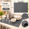 Silicone Dish Drying Mat for Kitchen Countertops – Non-Slip, Multi-Purpose