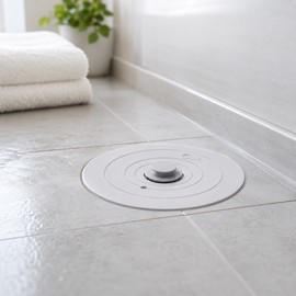 2pcs Sink Drain Plug for Bathroom and Kitchen - 70-75mm Silicone Sealing Ring for Shower, Floor and Sink Drains