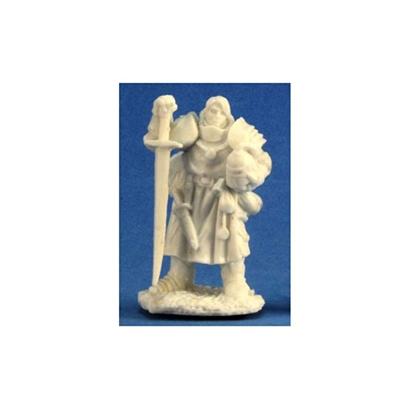 Reaper Bones Erick, Paladin Initiate Miniature