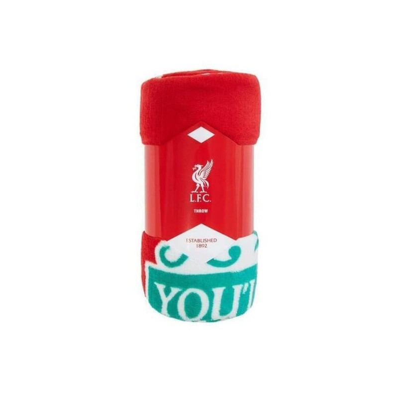 Liverpool FC Fleece Blanket - Boys - Red / White
