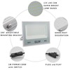 GLW LED Flood Lights 60W 3 Pack, 6000lm Super Bright