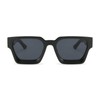 YUELUQU Retro Rectangular Sunglasses Large Square Chunky for Men Women