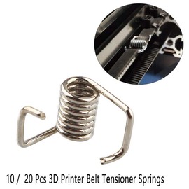 20Pcs 3D Printer Belt Tensioner Springs, Drive Belt Torsion Spring Accessories for 6mm 3D Printer Belt System Parts
