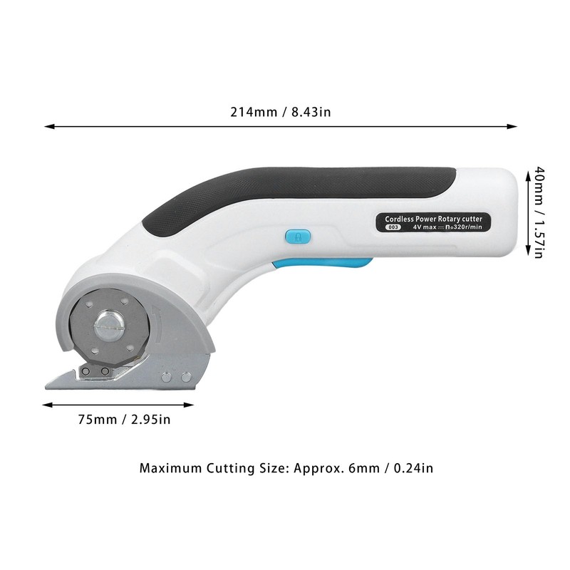 Electric Scissors, Powerful Blade Grinding Fabric Cutter Leather Cutter for