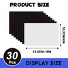 JINGZHAN Magnetic Sheets With Adhesive Backing, 4" x 6", 30