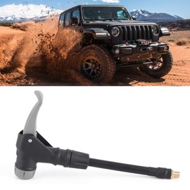 Tire Inflator Hose Adapter,2 to In1 Tire Inflator Hose Adapter Air Chuck Rubber Extension Tube for American French Tire Valve