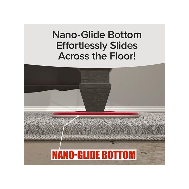 Bulbhead Ruby Movers - Furniture Moving Pads Chair Sliders, Hardwood