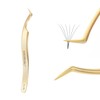 NAGARAKU Pinzas para extensiones de pestañas para hacer ventiladores, pestañas
