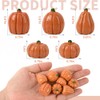 HAIOPS Mini Pumpkins, 50pcs Small Resin Pumpkins Fall Decoration for