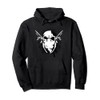 Skull Bandit with Face Mask and Weapons Pullover Hoodie