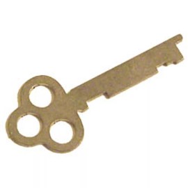 BB Organ Locking Key for Hammond Organ models: CV, C2, C3, D, DV, D-100, RT, RT2, RT3