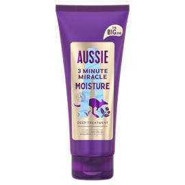 Aussie 3 Minute Miracle Moisture Vegan Deep Treatment Hair Mask For Dry, Brittle Hair With Australian Macadamia Nut Oil, 350ml