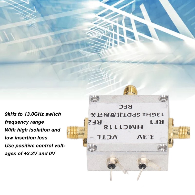 SPDT Switch with CNC Housing High Isolation Non Reflective Single