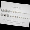 Domiya F-064 Nail Tips for Feet, Set of 24, Foot
