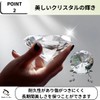 RekiLife Crystal Diamond Figurine Gemstone Object Paperweight Clear with Base