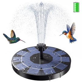 Vitcoco 2.5 W Solar Fountain, Upgraded Solar Pond Pump