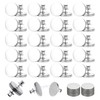 20Pairs Magnetic Curtain Clips – Strong Magnets Block Light Leaks