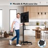 BONTEC Mobile TV Stand for 23-60 Inch TVs, Rolling TV