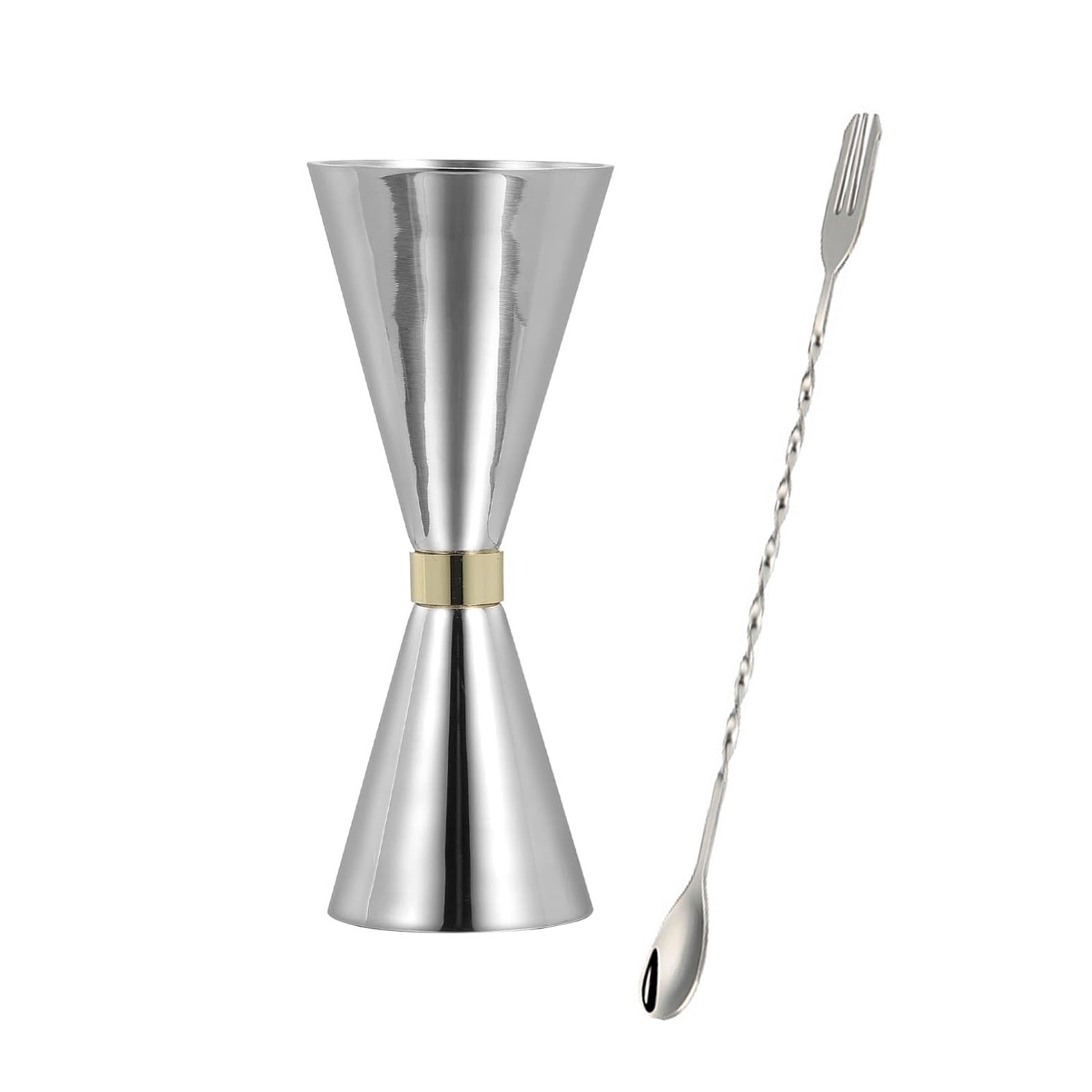 BTtime 30ml/45ml Jigger Cups Set of 2 Graduated Ounce Cups Stainless ...