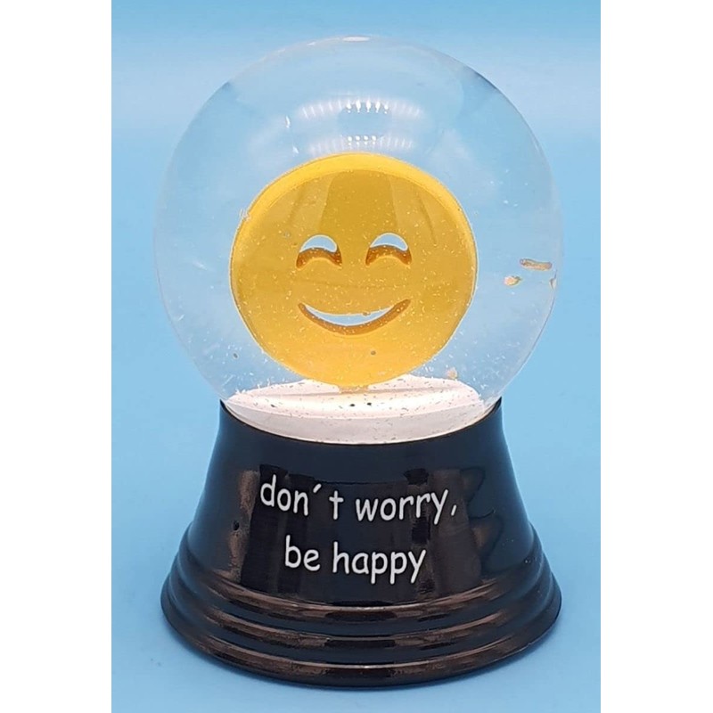 Real Glass Snow Globe - Almost Like Real Snow -