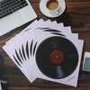 LIFKOME 8pcs Blank Vinyl Records Retro Record Wall Stickers Retro