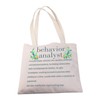 MBMSO Behavior Analyst Tote Bag BCBA Gifts for Behavior Therapist