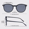 DUCO 1230 Women's Sunglasses, UV Protection, Round Sunglasses, UV 400,