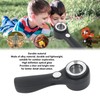 Magnifying Glass Handheld 60X Illuminated Magnifier USB Rechargeable LED Magnifying