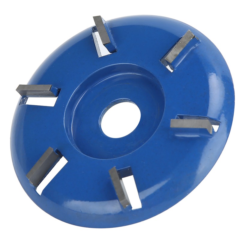 Wood Carving Disc Steel 6‑Teeth Milling Cutter Woodworking Tool Angle