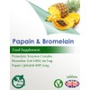 Papain and Bromelain (Vegan) Protein Digesting Proteolytic Enzymes Complex (Pack